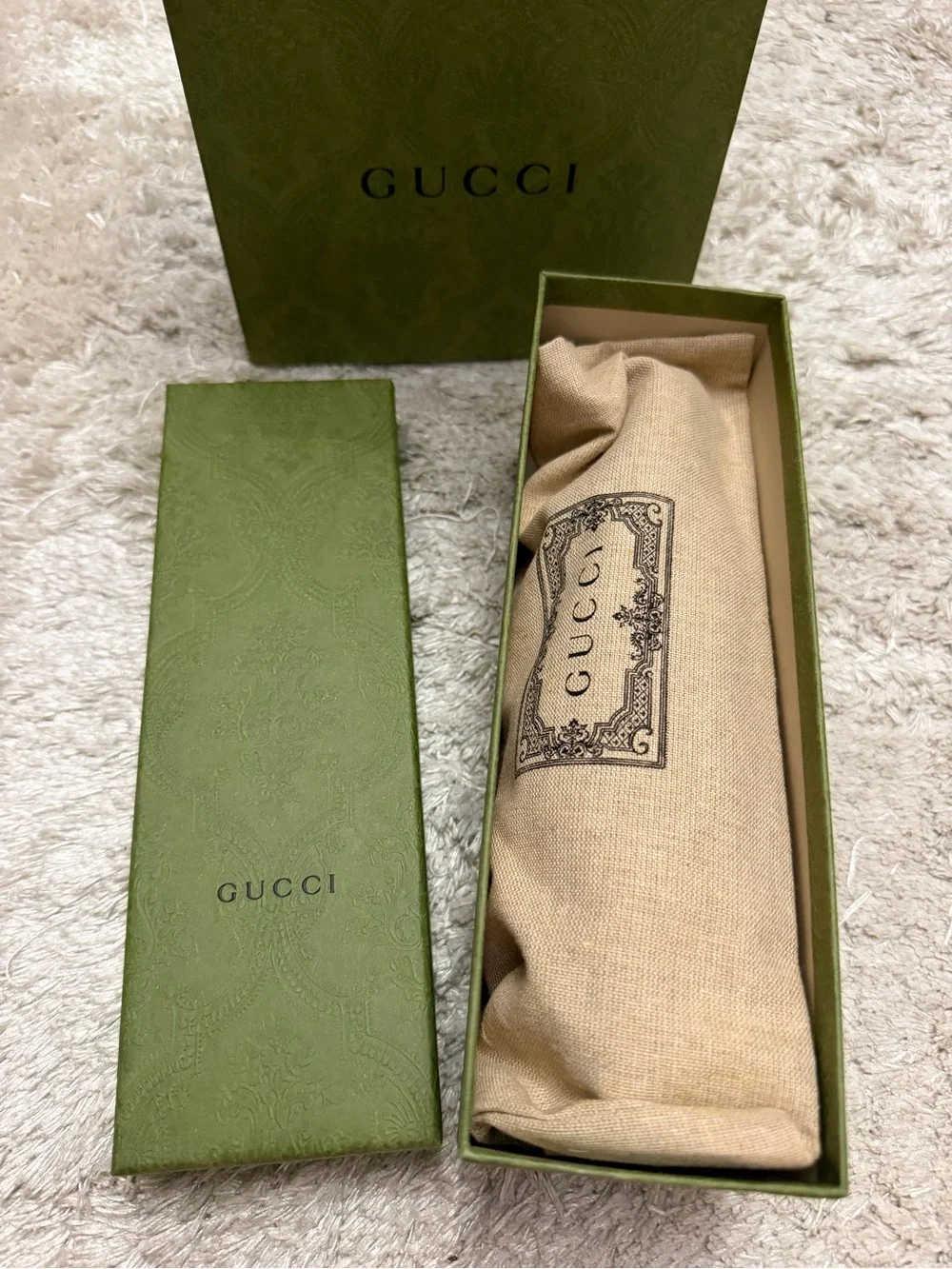 New Gucci Demetra Herbarium Print Pencil Pouch Case